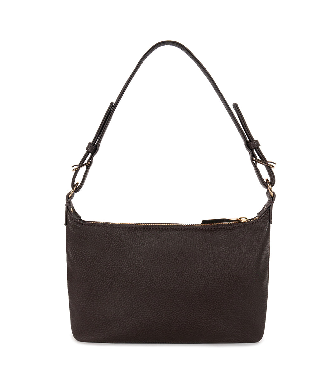 JINA Vegan Shoulder Bag - Grain | Color: Fudge - variant::fudge