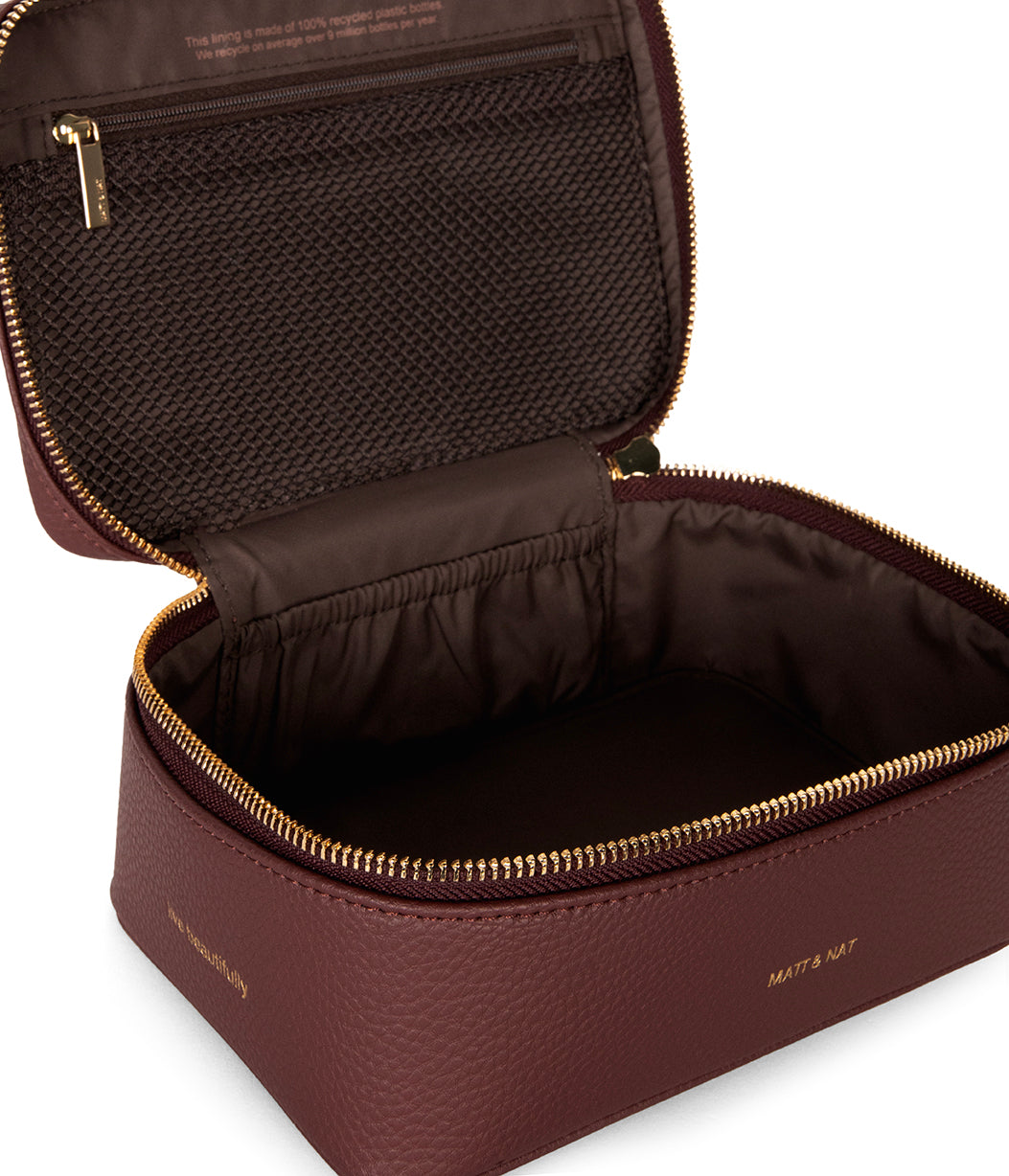 JULE Vegan Vanity Case - Grain | Color: Cherry - variant::cherry