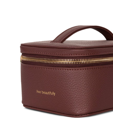 JULE Vegan Vanity Case - Grain | Color: Cherry - variant::cherry