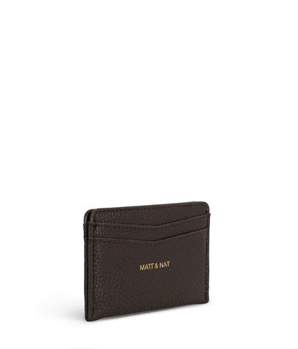 JUNYA Vegan Card Holder - Grain | Color: Fudge - variant::fudge