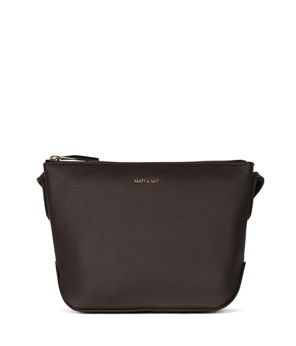 SAM Vegan Crossbody Bag - Grain | Color: Fudge - variant::fudge