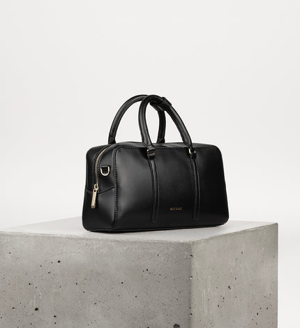 CECILE Vegan Satchel - UPPEAL™ | Color: Black - variant::black