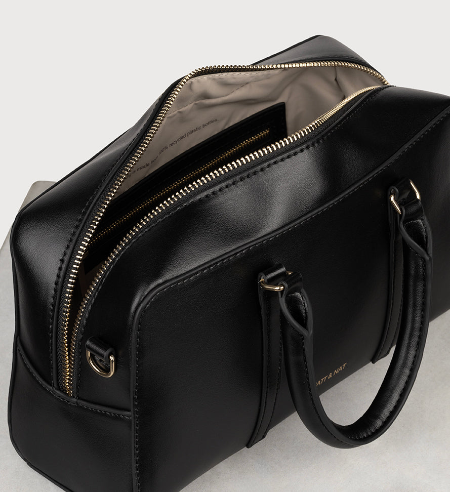 CECILE Vegan Satchel - UPPEAL™ | Color: Black - variant::black