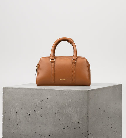 CECILE SM Vegan Satchel - UPPEAL™ | Color: Nutty - variant::nutty