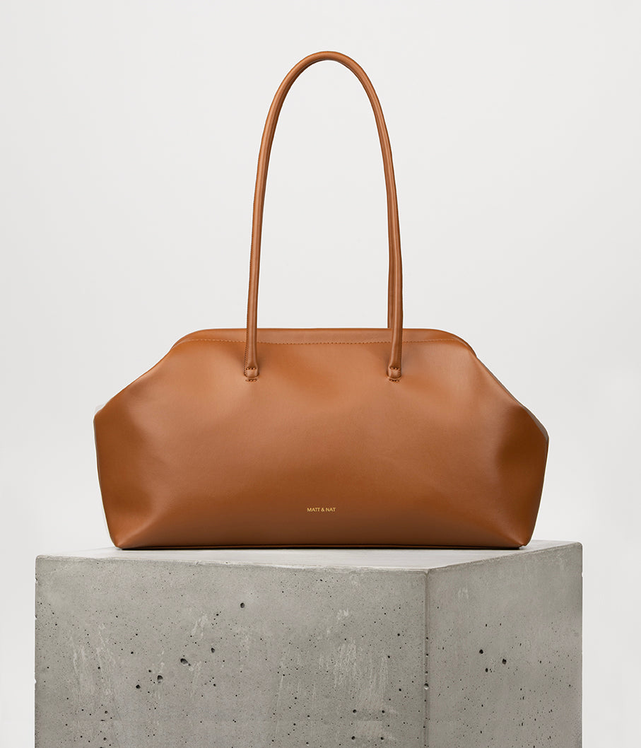 FLORENCE Vegan Tote Bag - UPPEAL™ | Color: Nutty - variant::nutty