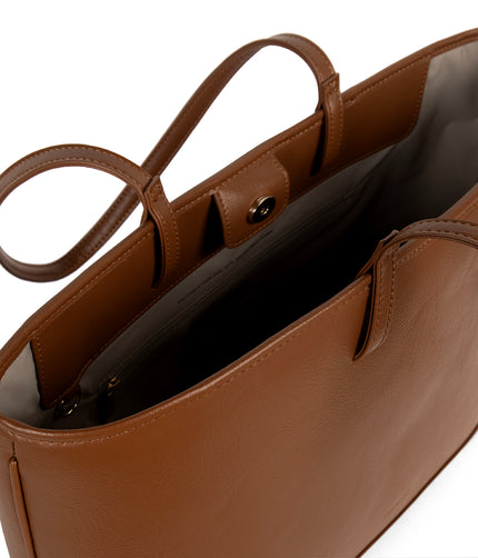 ELIZA Vegan Tote Bag - Theme | Color: Rust - variant::rust