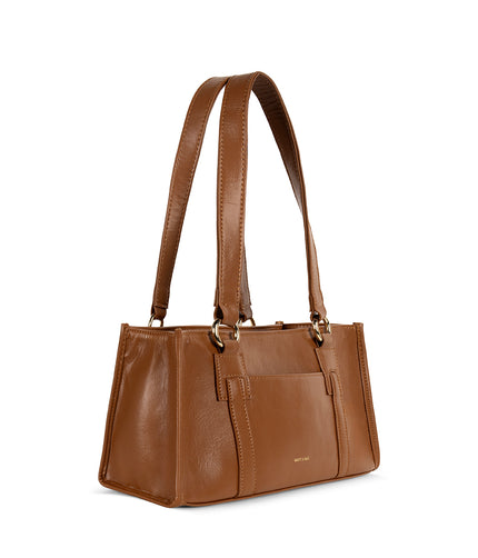 Zaria Vegan Tote Satchel Bag – Theme | Color: Rust - variant::rust