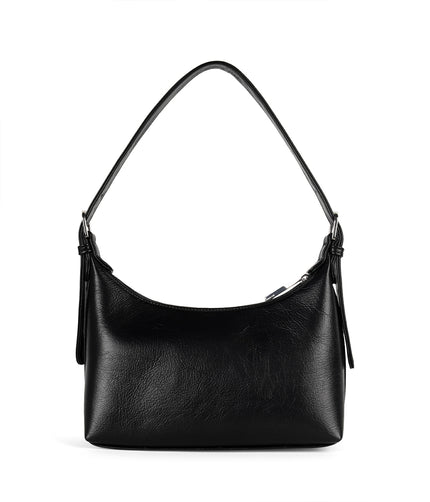 BEL Vegan Shoulder Bag - Theme | Color: Black - variant::black