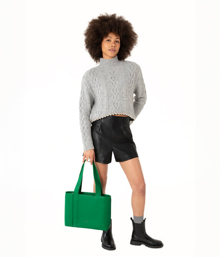 GARNI Vegan Tote Bag - Forum | Color: Pickle - variant::pickle