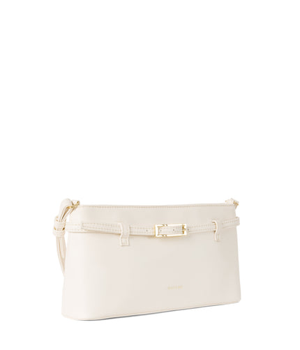 MIREILLE Vegan Clutch - Forum | Color: White - variant::cloud