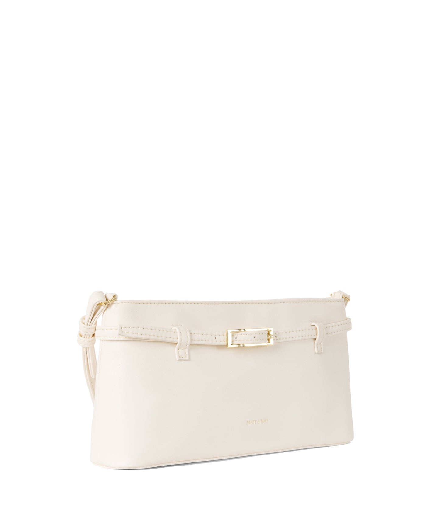 MIREILLE Vegan Clutch - Forum | Color: White - variant::cloud