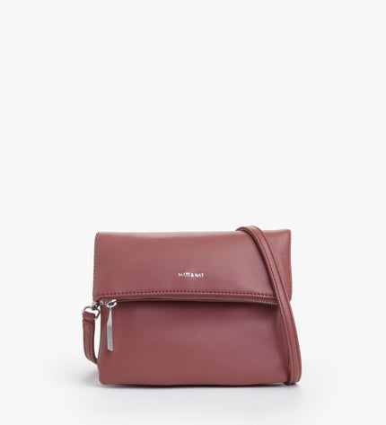 HILEY Vegan Crossbody Bag - Loom | Color: Purple - variant::mauve