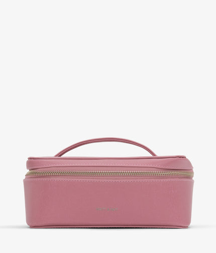 JULE Vegan Vanity Case - Vintage | Color: Pink - variant::berry