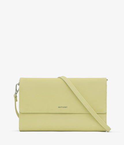 DREWLG Large Vegan Crossbody Bag - Vintage | Color: Green - variant::cactus