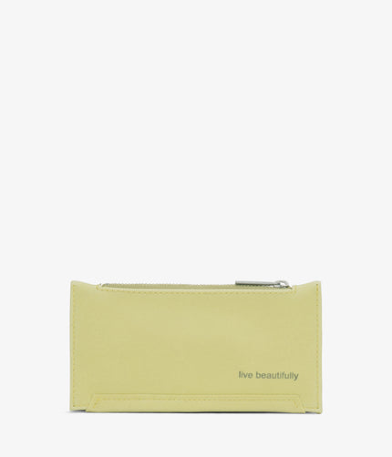 JESSE Slim Vegan Wallet - Vintage | Color: Green - variant::cactus