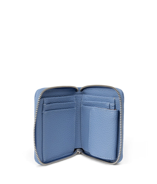 RUE Small Vegan Zip Wallet - Purity | Color: Blue - variant::coast