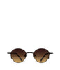 EDDON Small Round Sunglasses | Color: Tan - variant::khaki