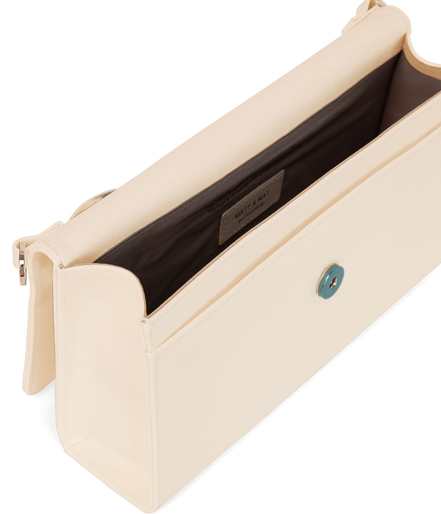 DREW LG Vegan Crossbody Bag - Arbor | Color: White, Beige - variant::macadamia