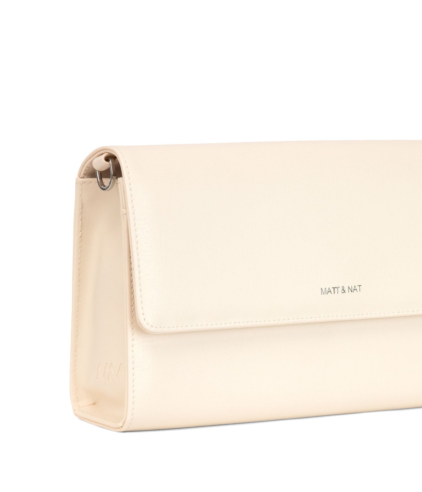 DREW LG Vegan Crossbody Bag - Arbor | Color: White, Beige - variant::macadamia