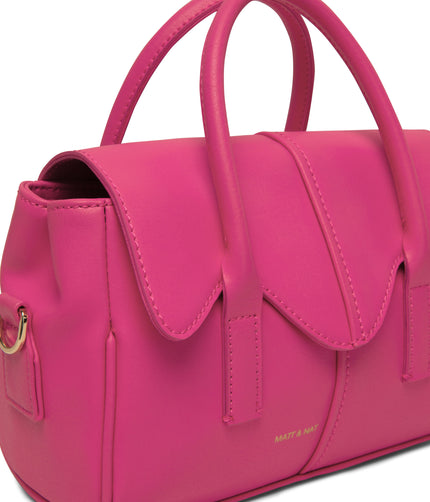 GABBY Vegan Satchel - Arbor | Color: Pink - variant::dragonfruit
