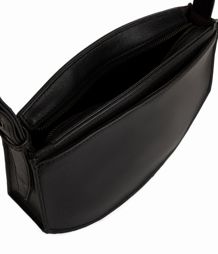 JENINE Vegan Shoulder Bag - Arbor | Color: Black - variant::black