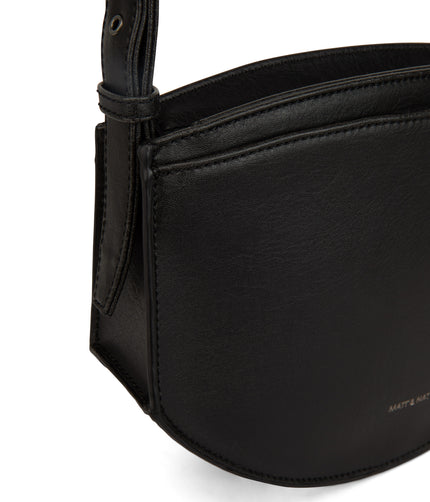 JENINE Vegan Shoulder Bag - Arbor | Color: Black - variant::black