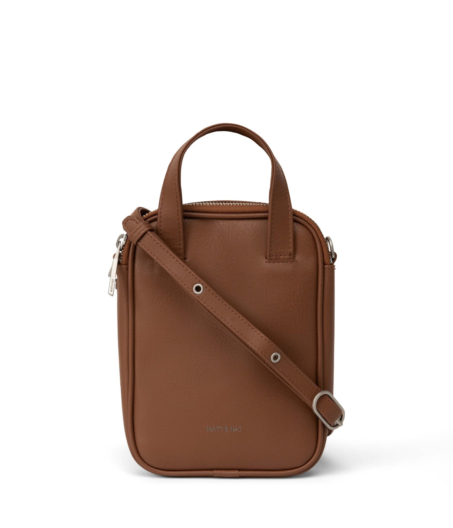 LEAP Vegan Crossbody Bag - Arbor | Color: Brown - variant::pecan