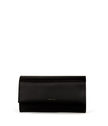 LETTE Vegan Wallet Crossbody Bag - Arbor | Color: Black - variant::black