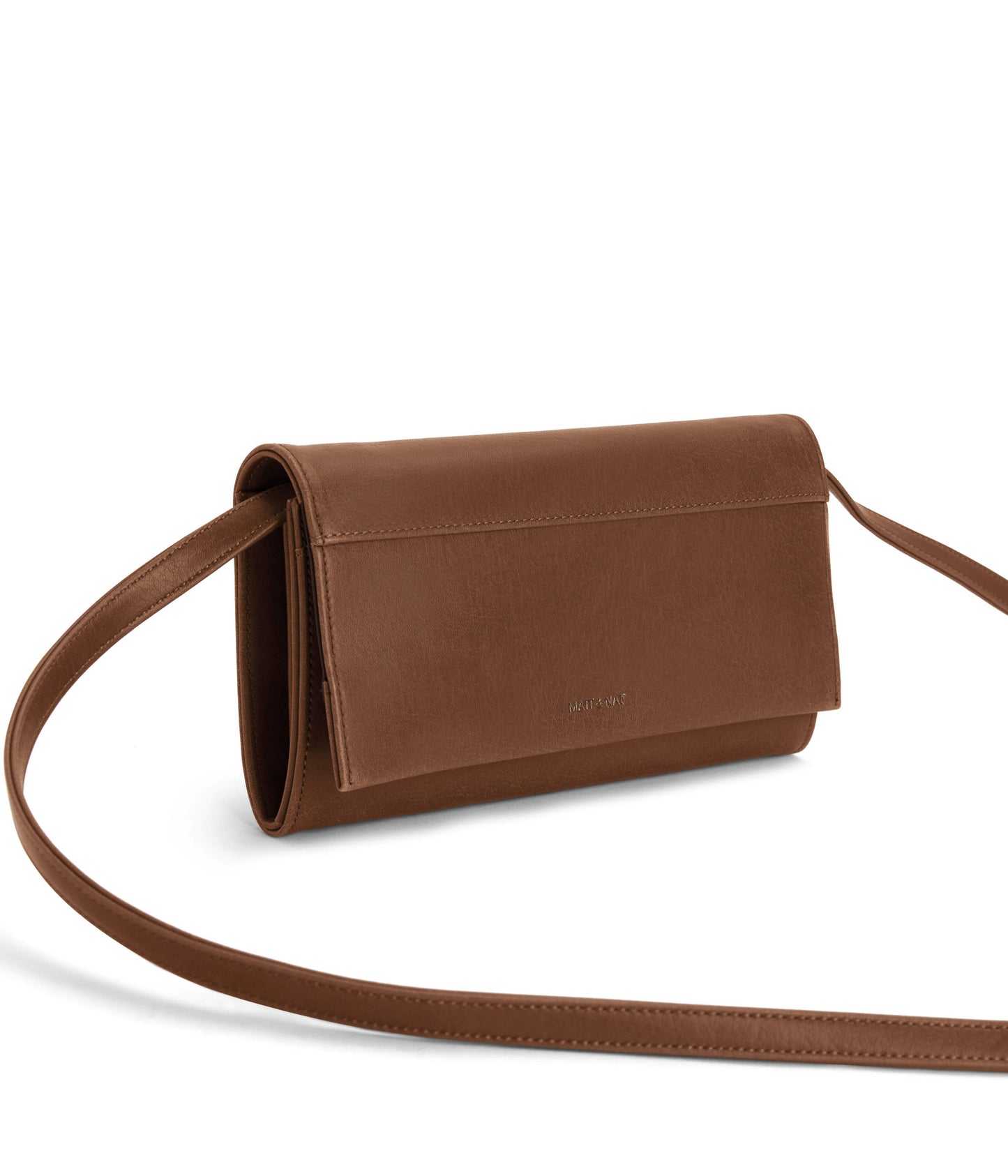 LETTE Vegan Wallet Crossbody Bag - Arbor | Color: Brown - variant::pecan