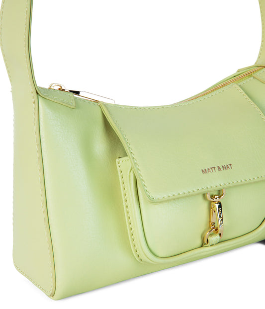 LOTI Vegan Shoulder Bag - Arbor | Color: Green - variant::martini