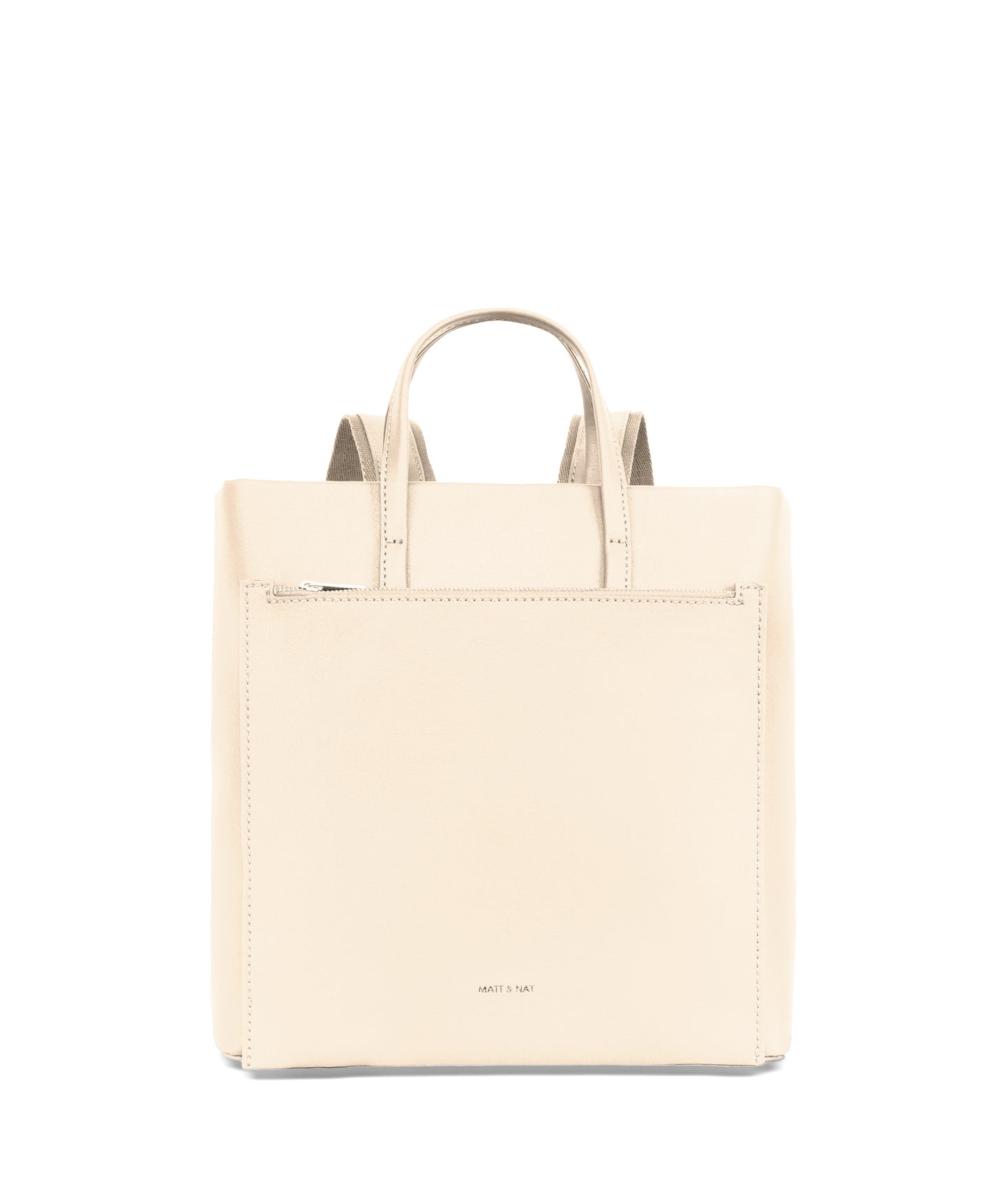 MILAN Vegan Backpack - Arbor | Color: White, Beige - variant::macadamia