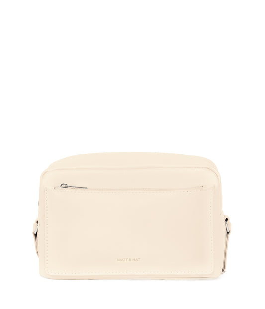 PAIGE Vegan Crossbody Bag - Arbor | Color: White, Beige - variant::macadamia
