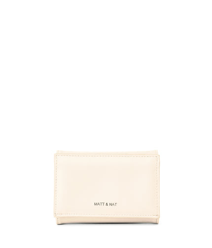 POEM Vegan Folded Wallet - Arbor | Color: White, Beige - variant::macadamia