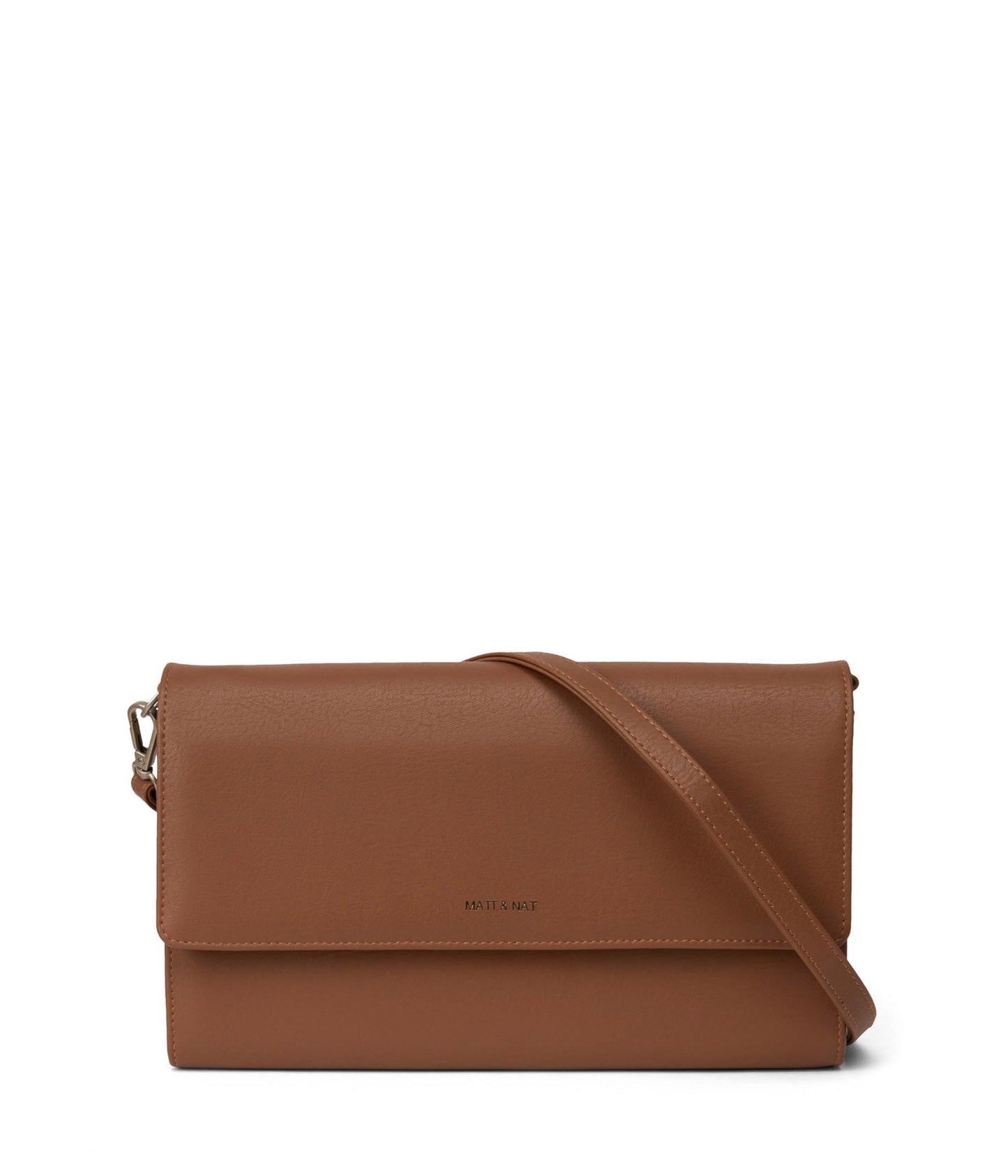 DREW LG Vegan Crossbody Bag - Arbor | Color: Brown - variant::pecan