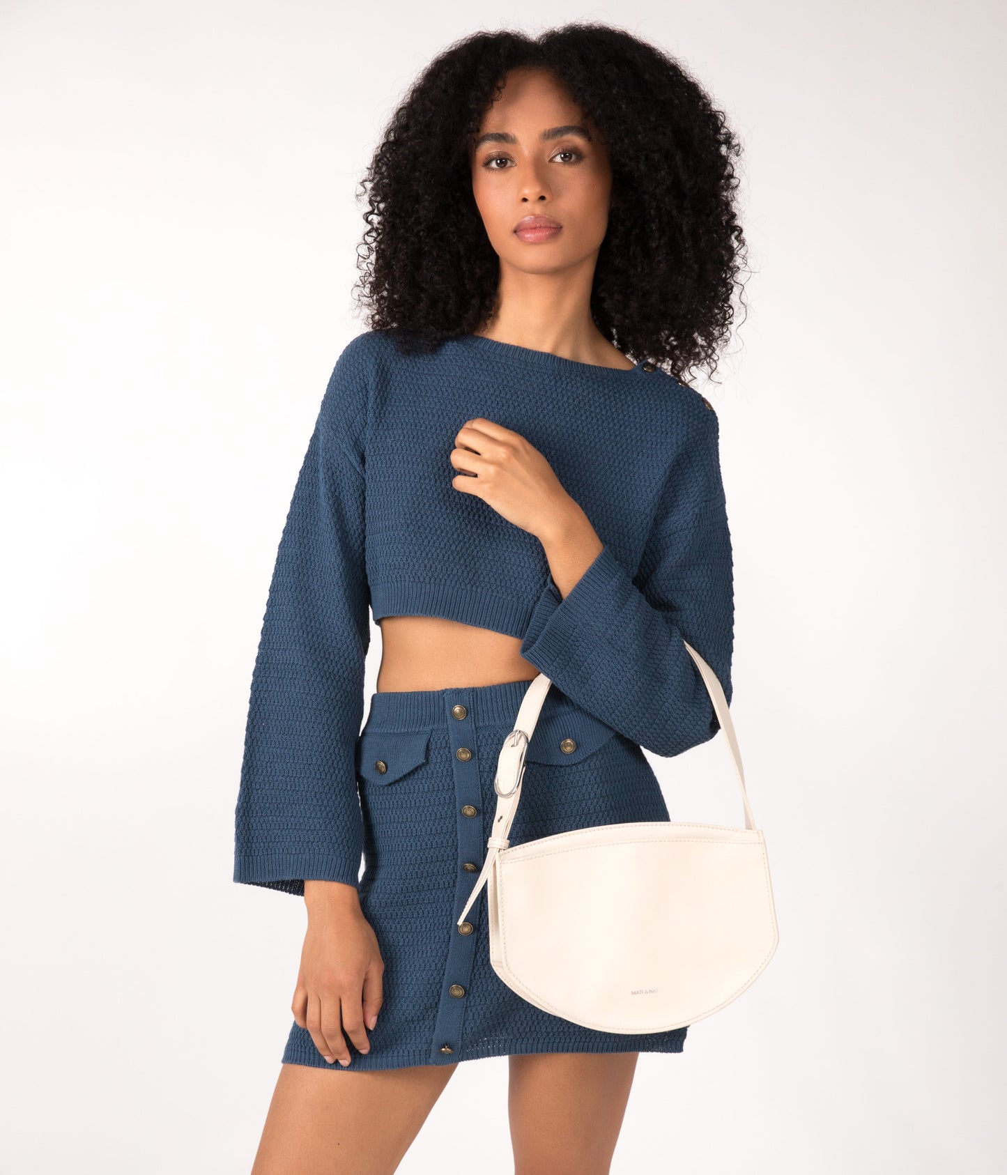 JENINE Vegan Shoulder Bag - Arbor | Color: Black - variant::black
