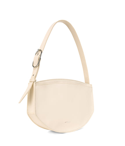 JENINE Vegan Shoulder Bag - Arbor | Color: White, Beige - variant::macadamia