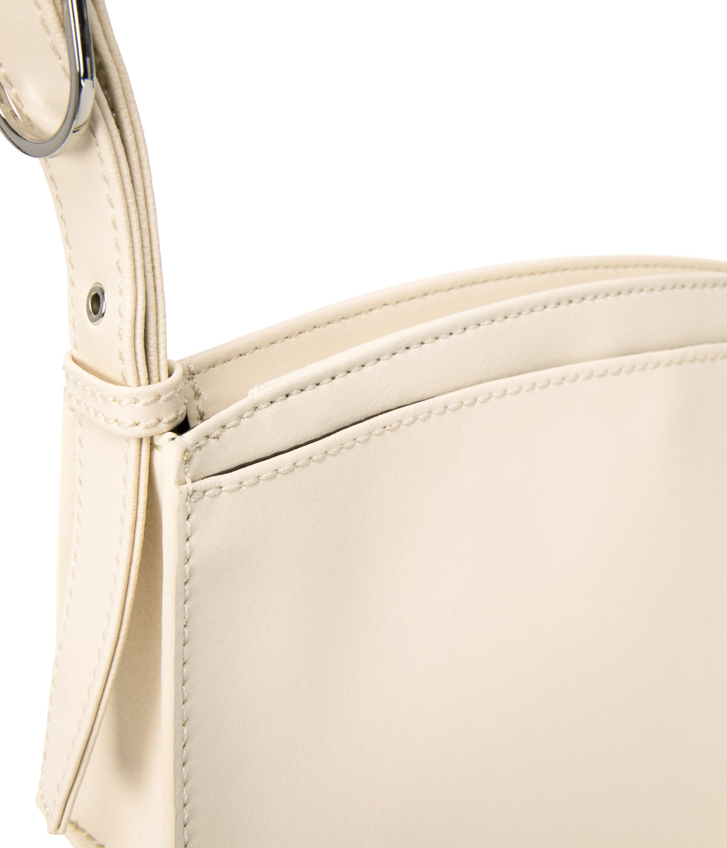 JENINE Vegan Shoulder Bag - Arbor | Color: White, Beige - variant::macadamia