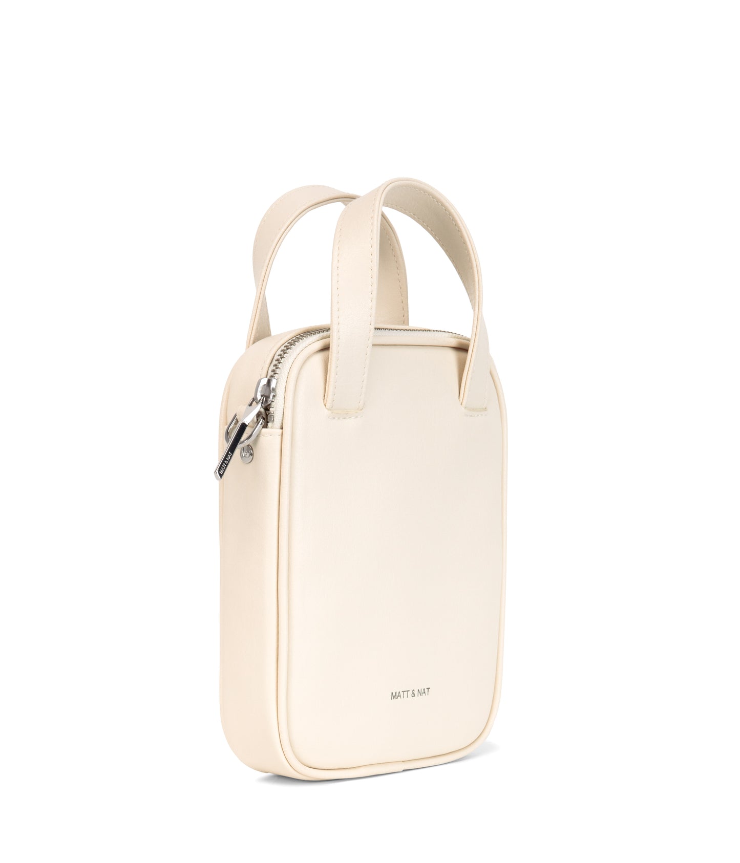 LEAP Vegan Crossbody Bag - Arbor | Color: White, Beige - variant::macadamia