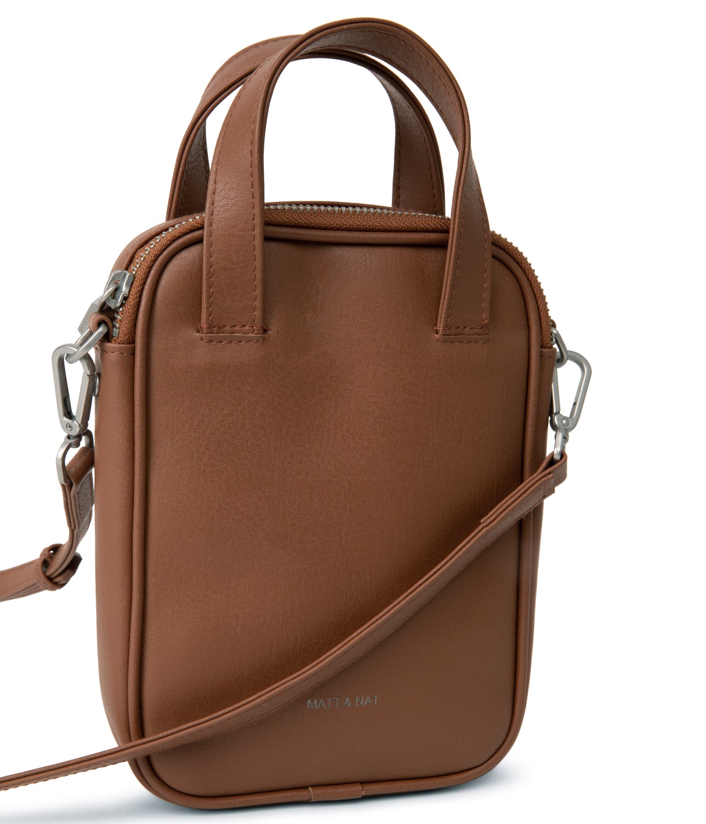 LEAP Vegan Crossbody Bag - Arbor | Color: Brown - variant::pecan