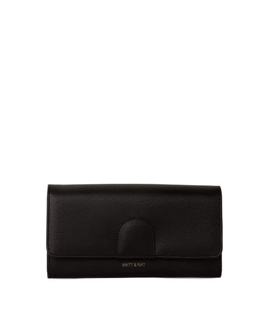 MELLOW Vegan Wallet - Arbor | Color: Black - variant::black