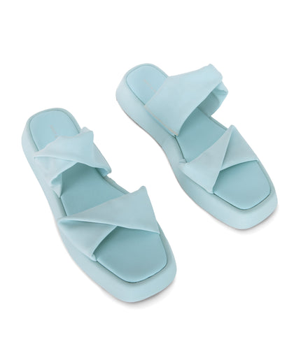 AIKO Women’s Vegan Sandals | Color: Blue - variant::light blue
