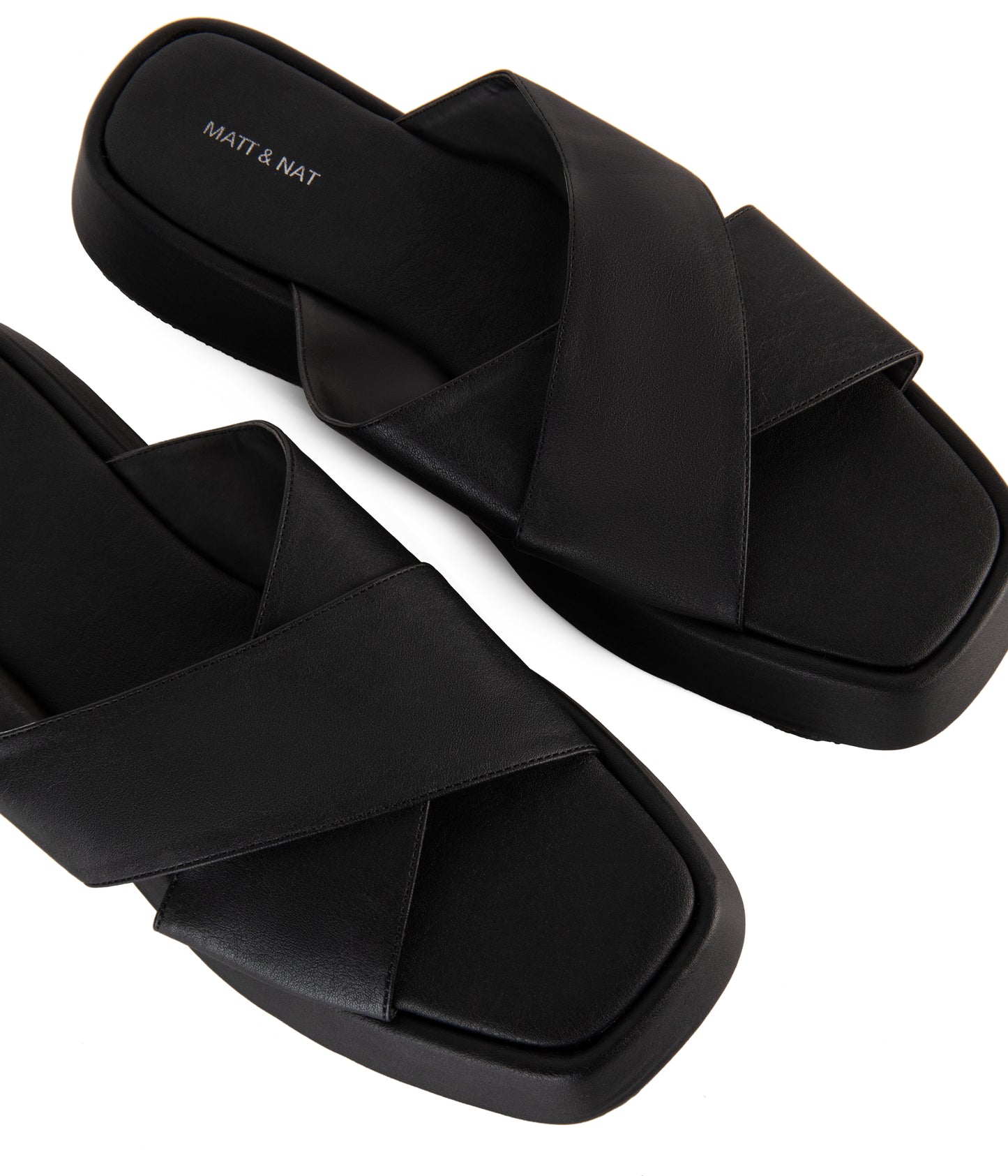 VOLLER Women’s Vegan Sandals | Color: Black - variant::black