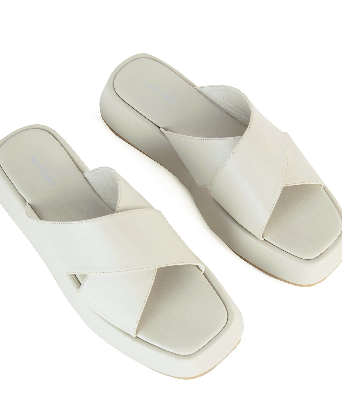 VOLLER Women’s Vegan Sandals | Color: White - variant::off white