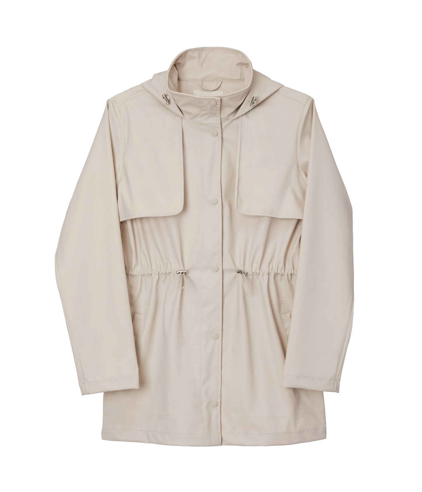 ALEXIS Women’s Rain Jacket | Color: White - variant::nude