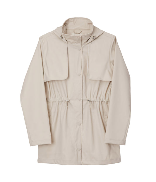 ALEXIS Women’s Rain Jacket | Color: White - variant::nude