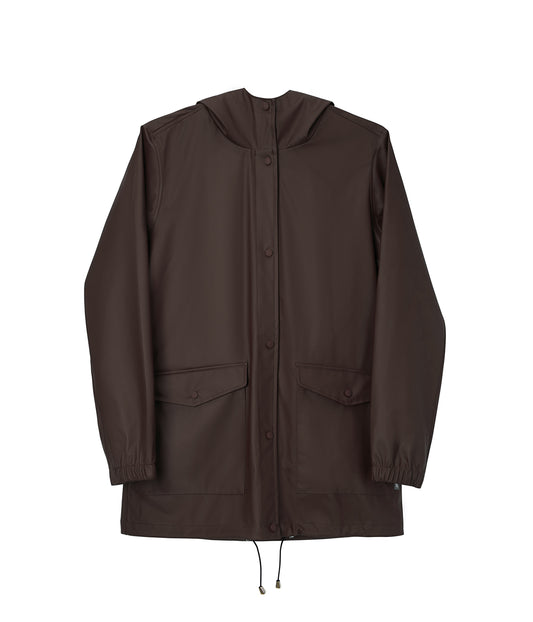 DEMEE Women’s Rain Jacket | Color: Brown - variant::espresso