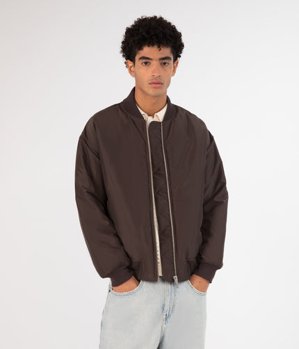 MARCUS Men's Vegan Bomber Jacket | Color: Black - variant::black