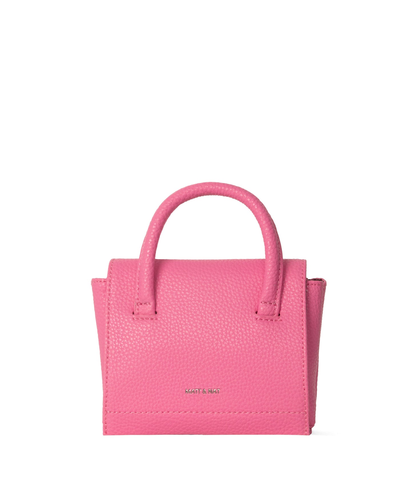 ADEL MICRO Vegan Satchel - Purity | Color: Pink - variant::rosebud