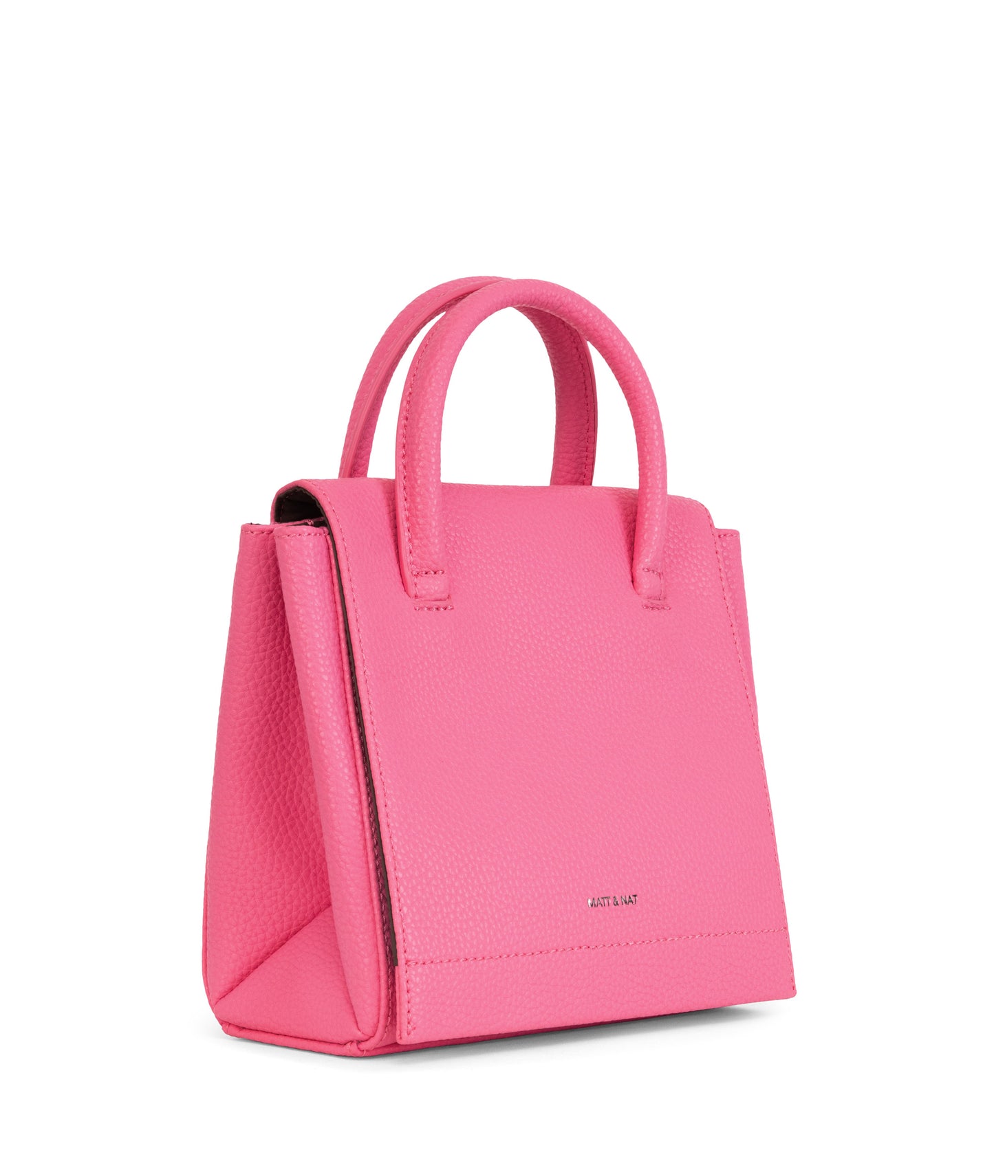 ADELSM Small Vegan Satchel - Purity | Color: Pink - variant::rosebud