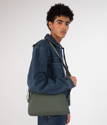 ARROW Vegan Crossbody Bag - Purity | Color: Green - variant::forest